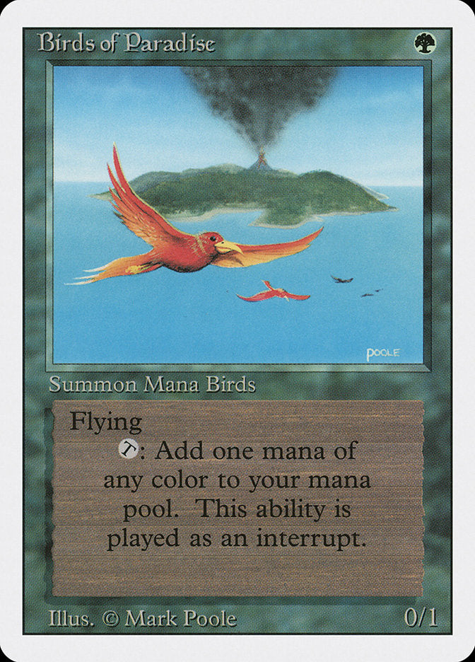 Birds of Paradise, Revised edition Card Art
