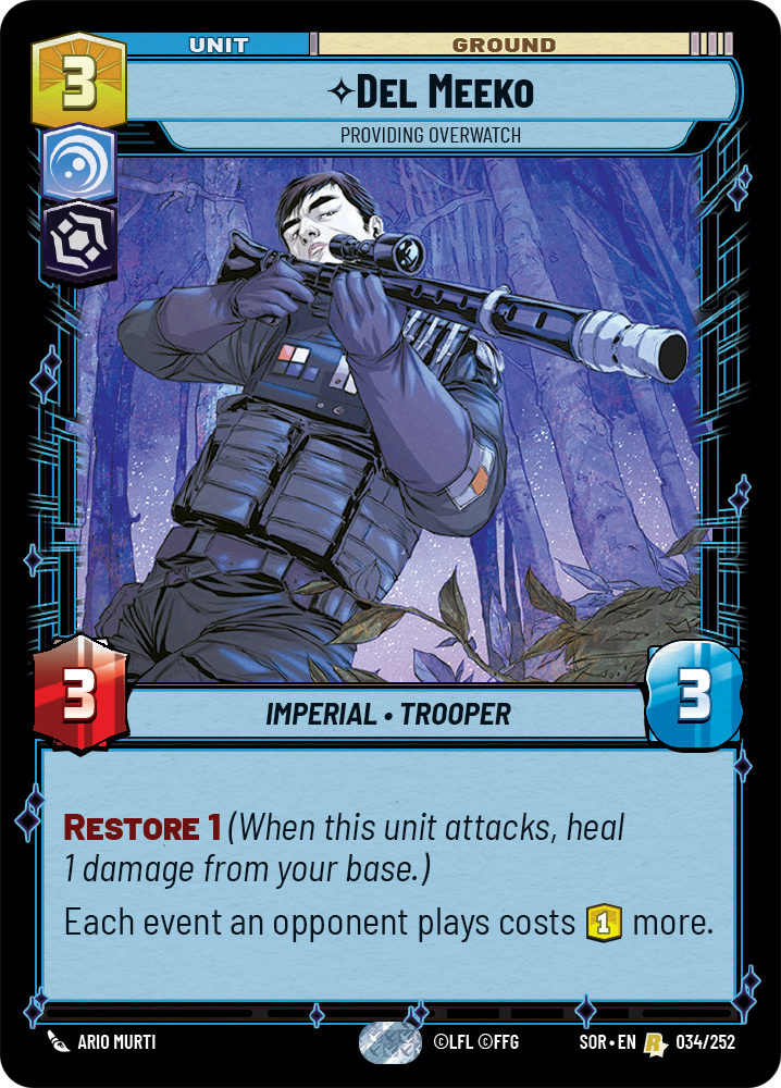 Del Meeko, Providing Overwatch - Foil
