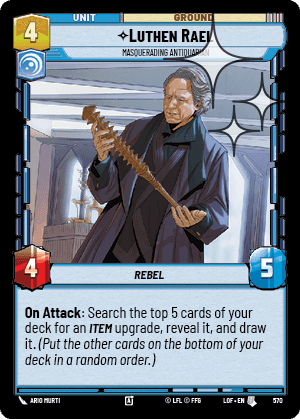 Luthen Rael, Masquerading Antiquarian - Foil