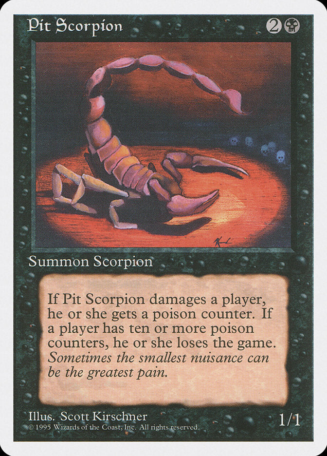 Pit Scorpion, Fourth edition Card Art