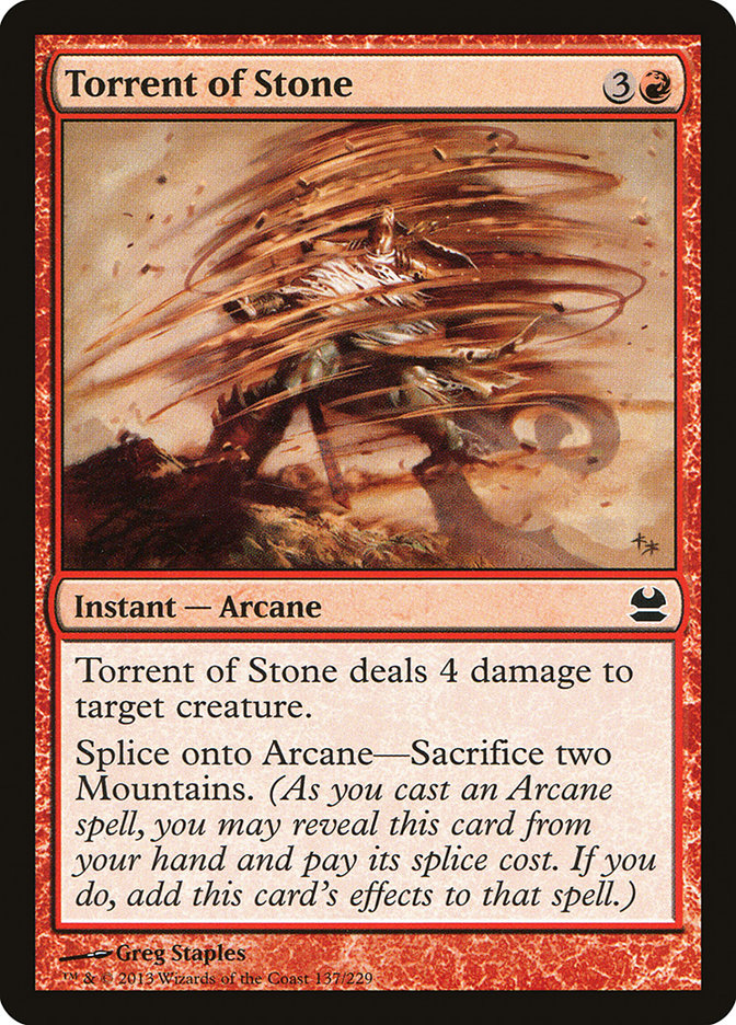 Torrent of Stone - Foil