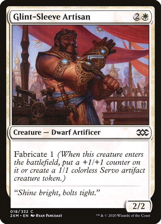 Glint-Sleeve Artisan, Double masters Card Art