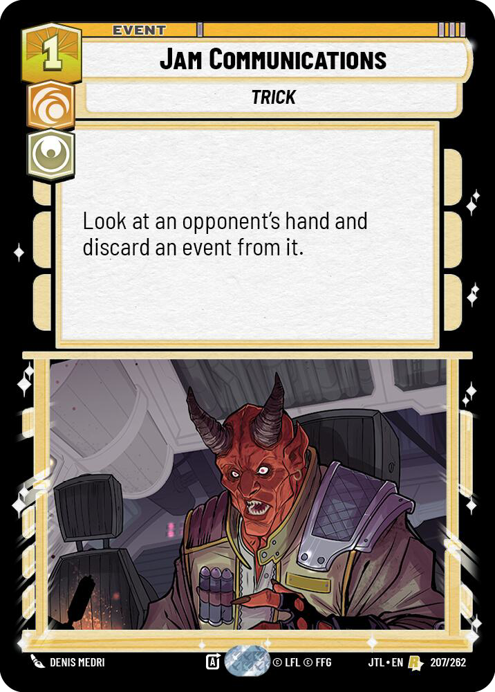 Jam Communications, Jump to Lightspeed Card Art