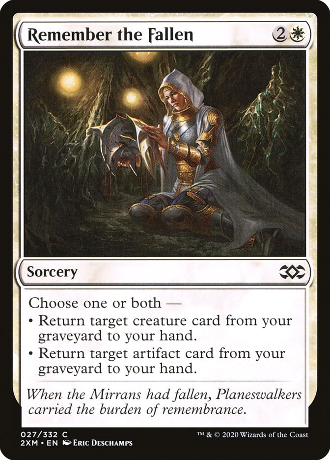 Remember the Fallen, Double masters Card Art