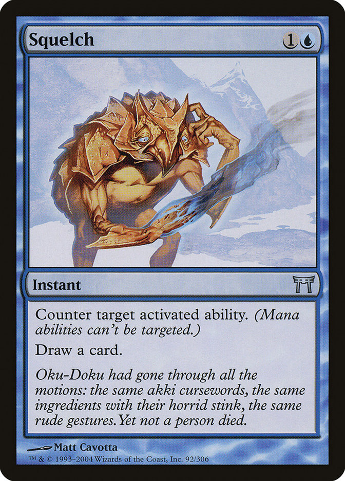 Squelch, Champions of kamigawa Card Art