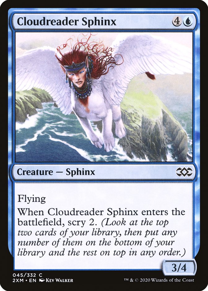Cloudreader Sphinx, Double masters Card Art