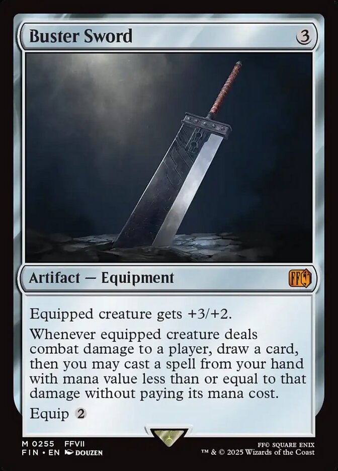 Buster Sword, Final fantasy Card Art