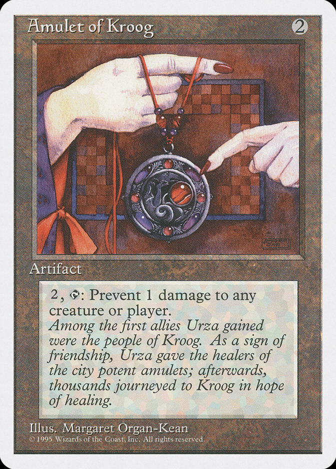 Amulet of Kroog, Fourth edition Card Art