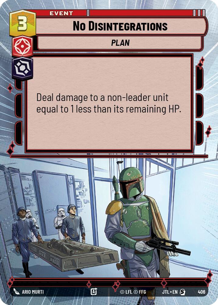 No Disintegrations, Jump to Lightspeed Card Art