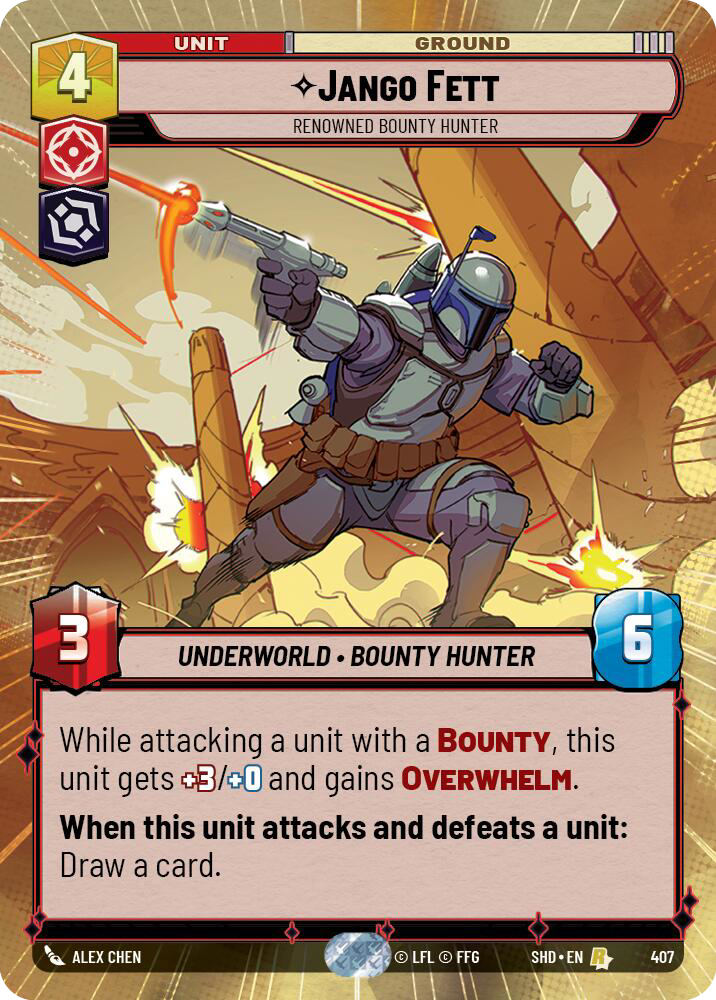 Jango Fett, Renowned Bounty Hunter - Hyperspace