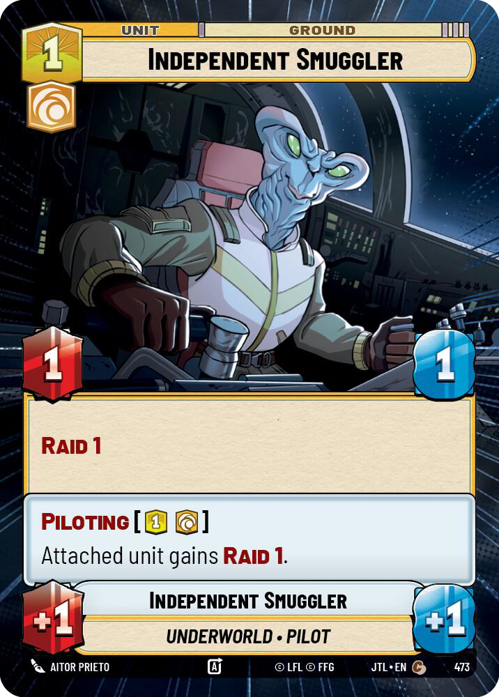 Independent Smuggler, Jump to Lightspeed Card Art