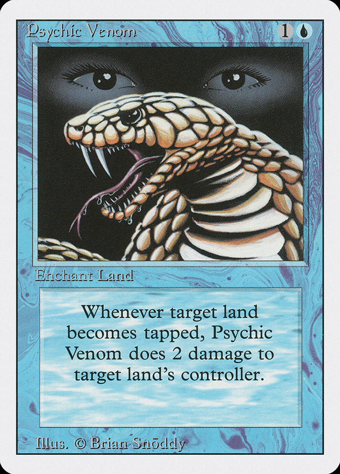 Psychic Venom, Revised edition Card Art