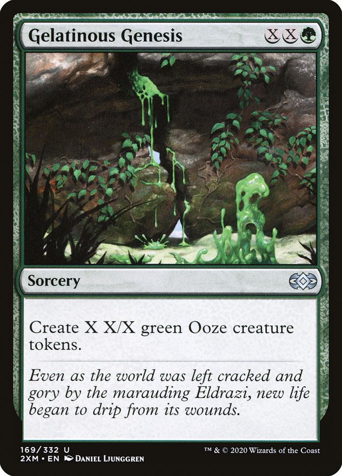 Gelatinous Genesis, Double masters Card Art