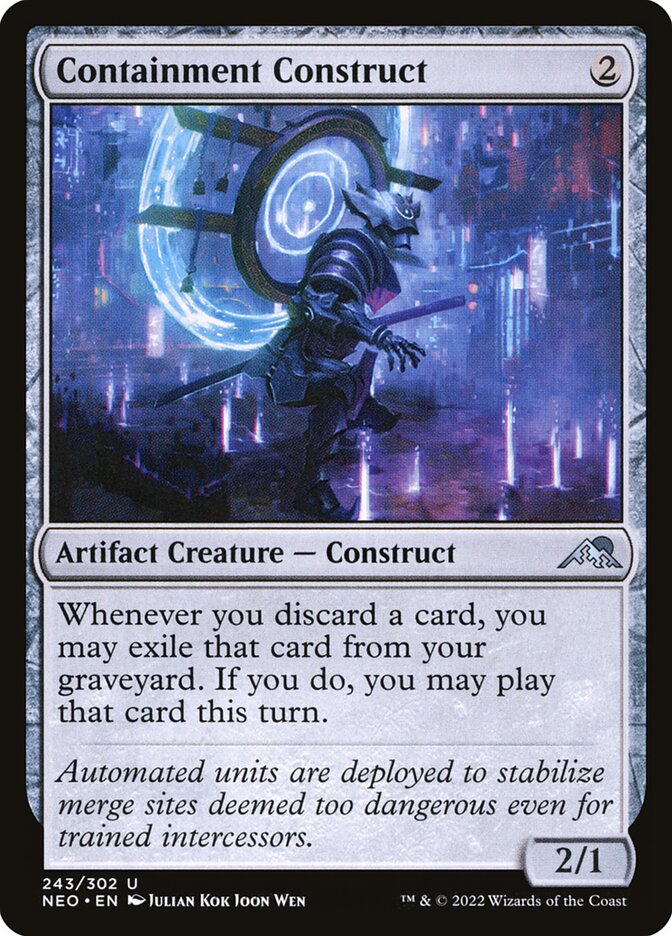 Containment Construct, Kamigawa: neon dynasty Card Art