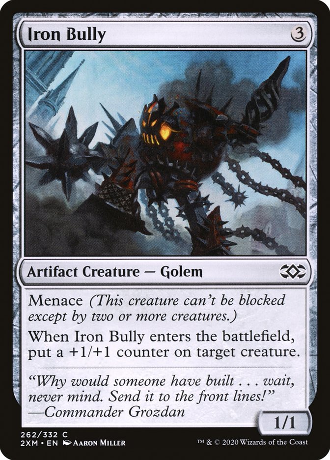 Iron Bully, Double masters Card Art