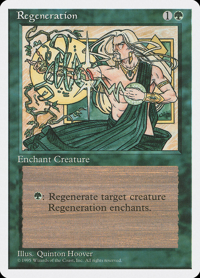 Regeneration, Fourth edition Card Art