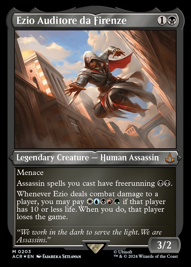 Ezio Auditore da Firenze, Assassin's creed Card Art