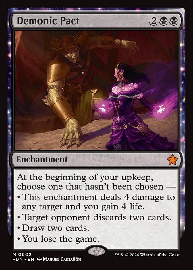 Demonic Pact, Foundations Card Art