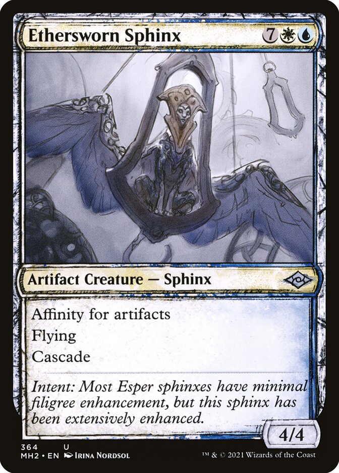 Ethersworn Sphinx, Modern horizons 2 Card Art