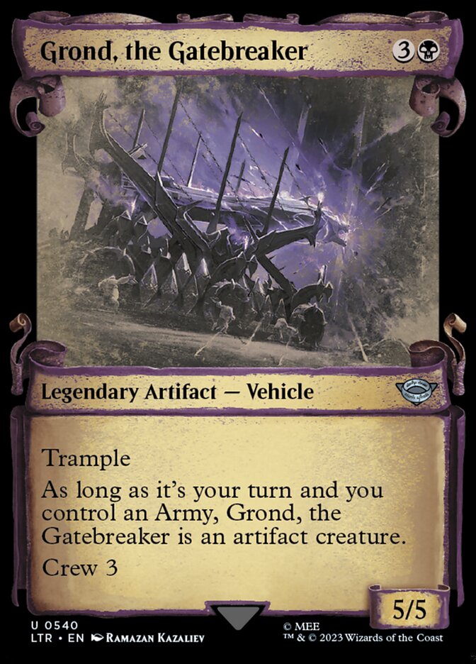 Grond, the Gatebreaker, The lord of the rings: tales of middle-earth Card Art