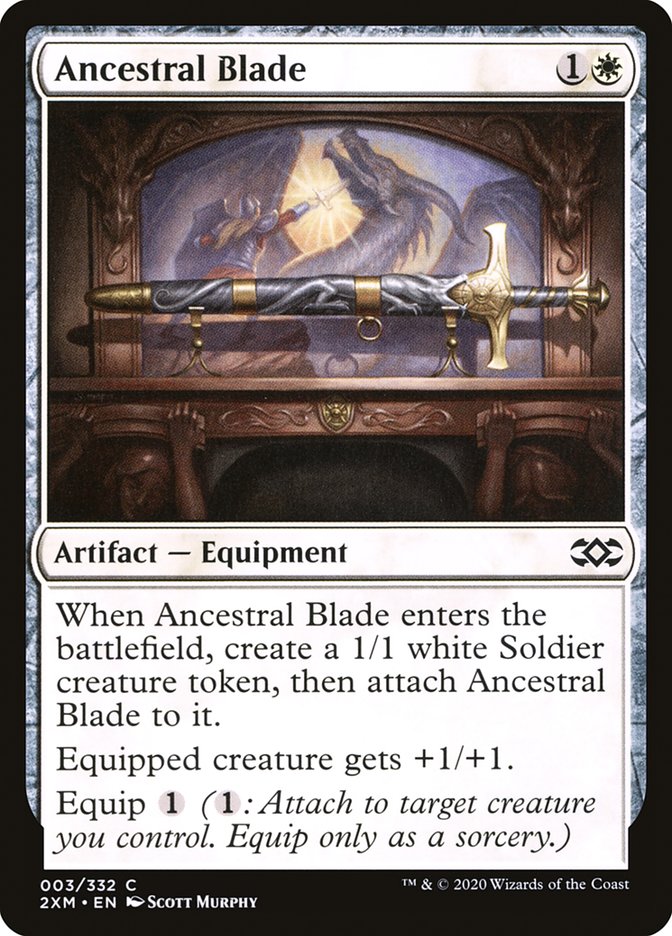Ancestral Blade, Double masters Card Art