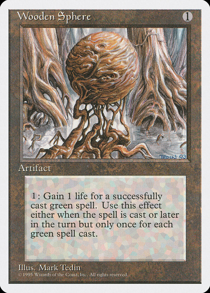 Wooden Sphere, Fourth edition Card Art