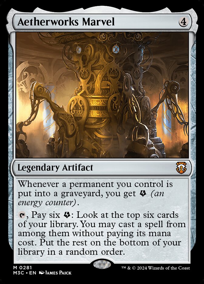 Aetherworks Marvel, Modern horizons 3 commander Card Art