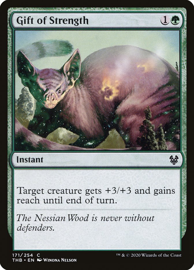 Gift of Strength, Theros beyond death Card Art