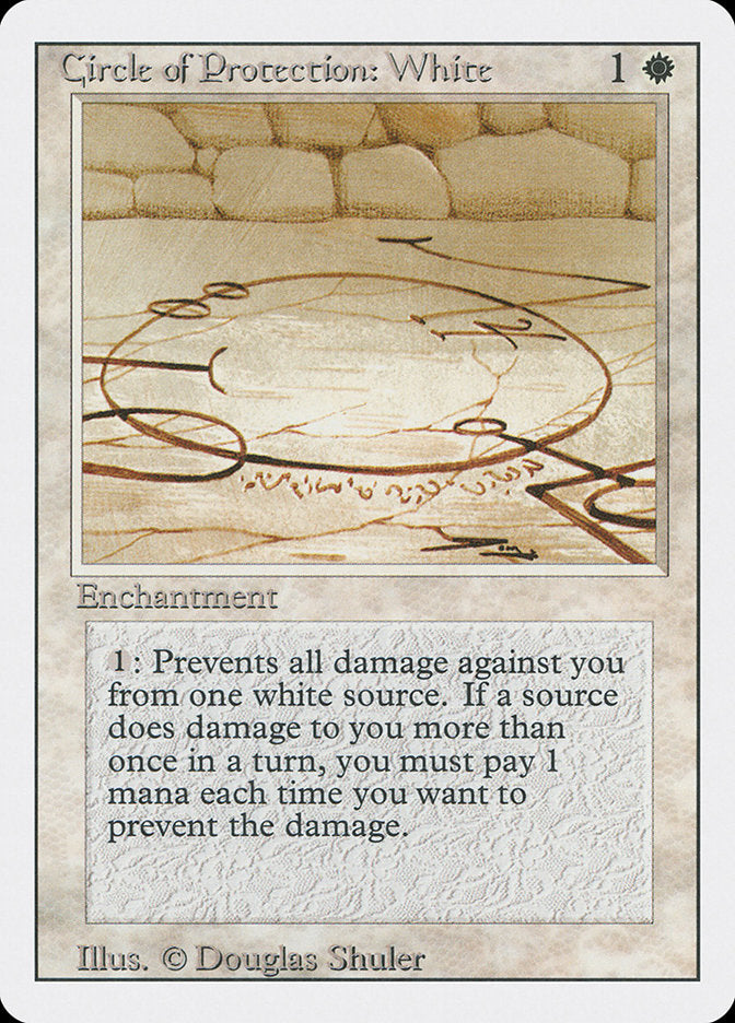 Circle of Protection: White, Revised edition Card Art