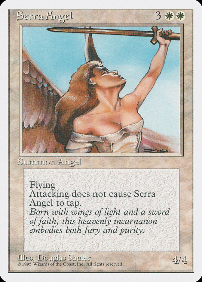 Serra Angel, Fourth edition Card Art