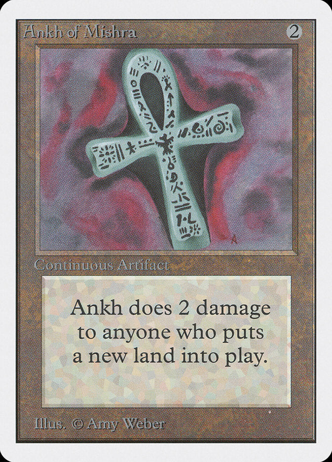 Ankh of Mishra, Unlimited edition Card Art