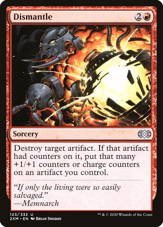 Dismantle, Double masters Card Art