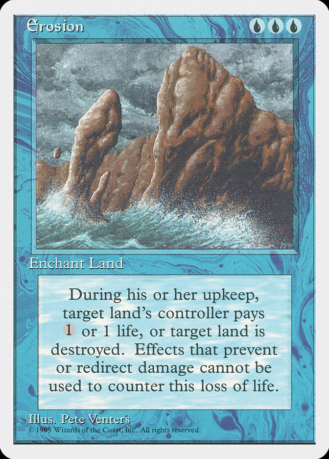 Erosion, Fourth edition Card Art