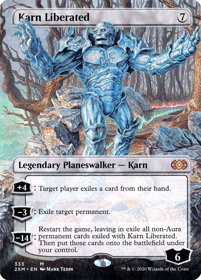 Karn Liberated, Double masters Card Art