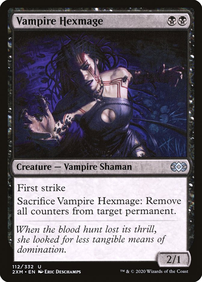 Vampire Hexmage, Double masters Card Art