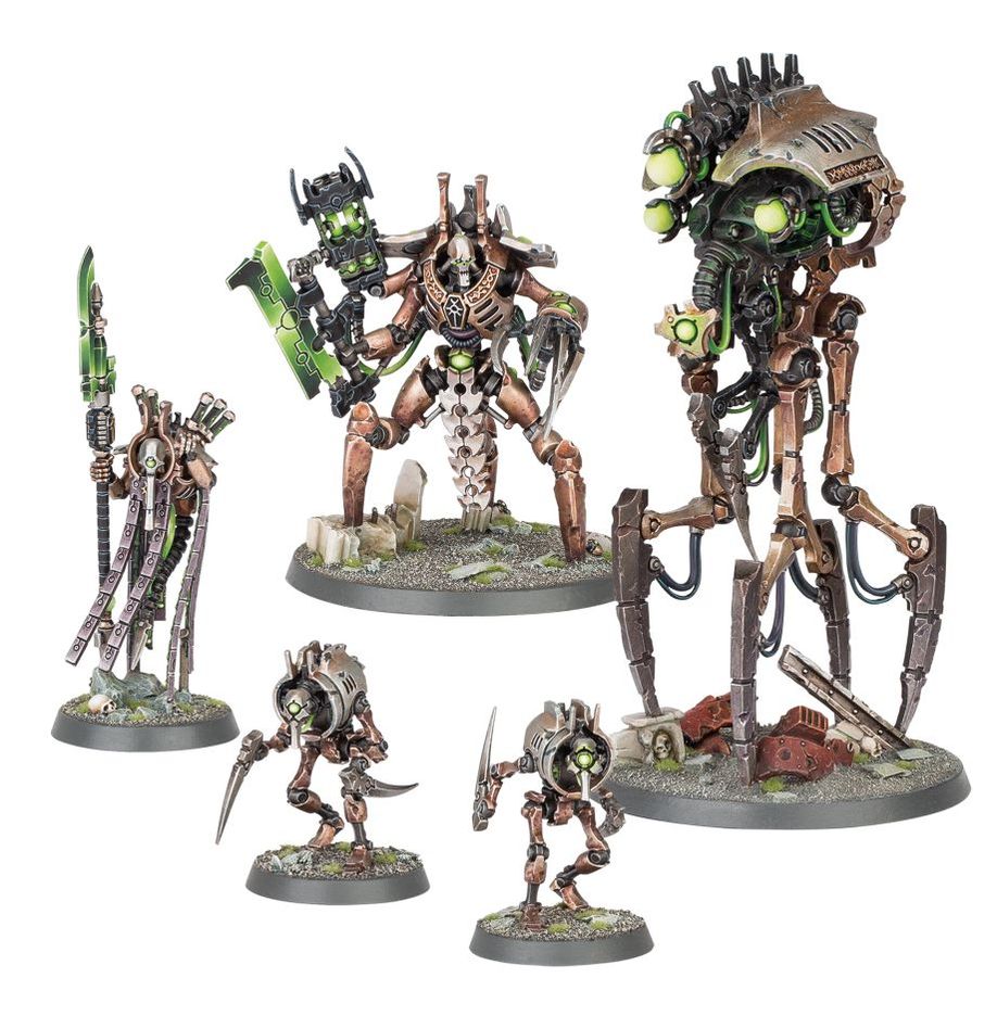 Necrons Royal Court Canoptek Reanimator Plasmancer Skorpekh Lord 2024 Cryptothralls