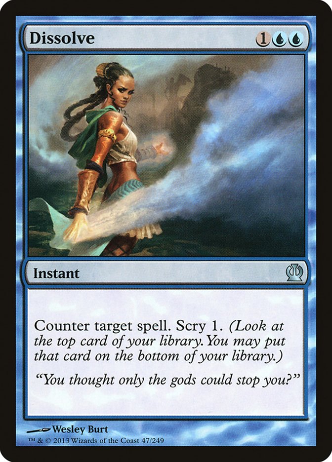 Dissolve, Theros Card Art