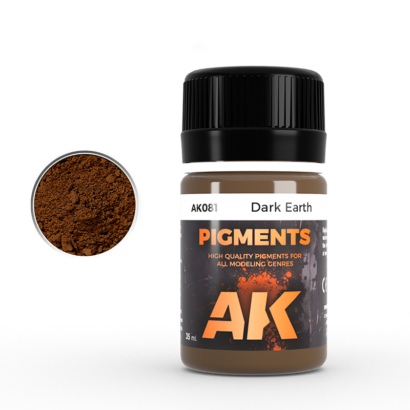 AK Interactive - Pigments - Dark Earth - 35ml