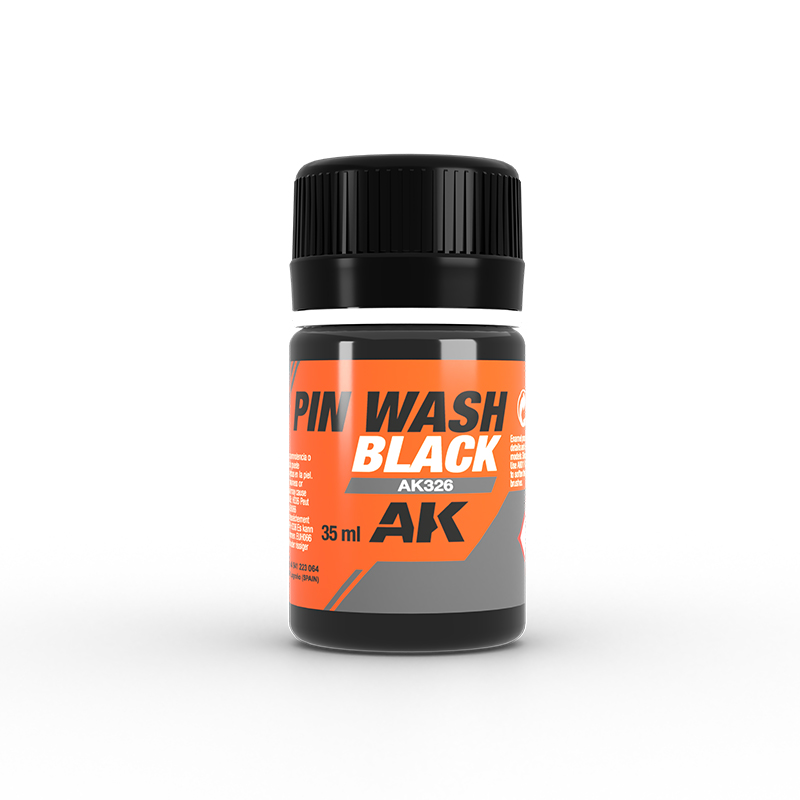 AK Interactive - Pin Wash - Black - 35ml