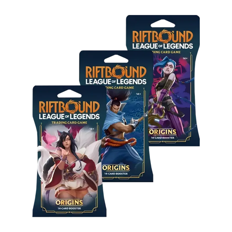 Riftbound: League Of Legends TCG - Booster Pack - Origins (Max 6st per Manatorsk Riftbound: League Of Legends TCG - Booster Pack - Origins (Max 6st per Manatorsk