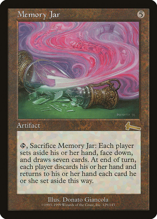 Memory Jar, Urza's legacy Card Art
