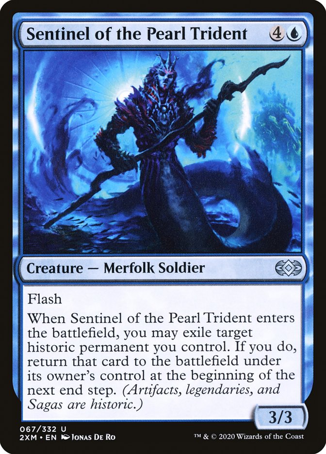 Sentinel of the Pearl Trident, Double masters Card Art
