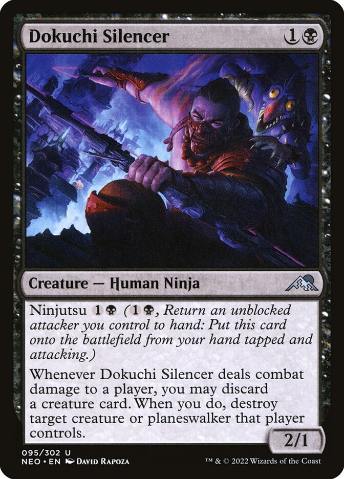 Dokuchi Silencer, Kamigawa: neon dynasty Card Art