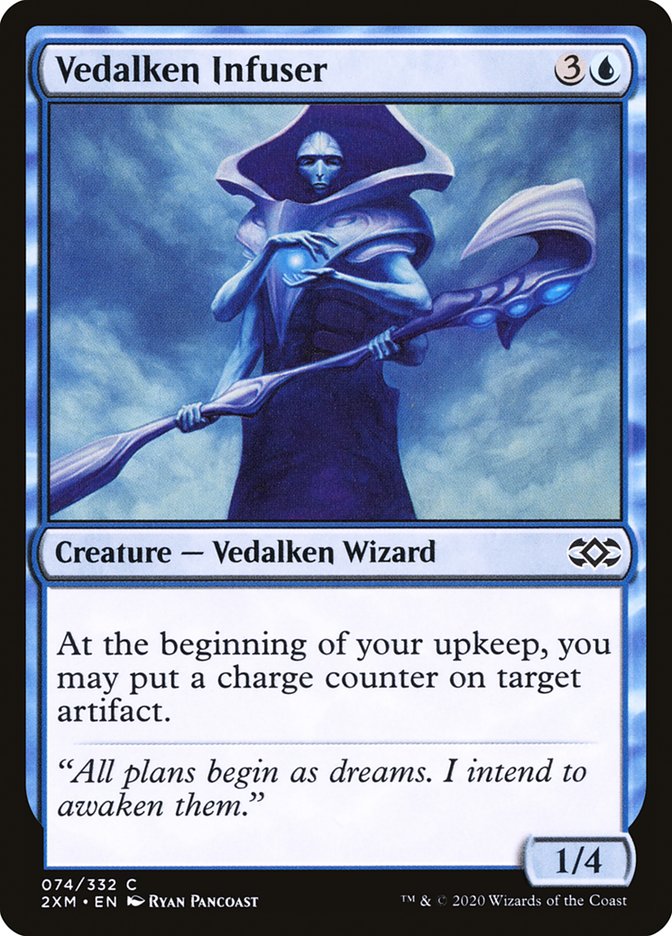 Vedalken Infuser, Double masters Card Art