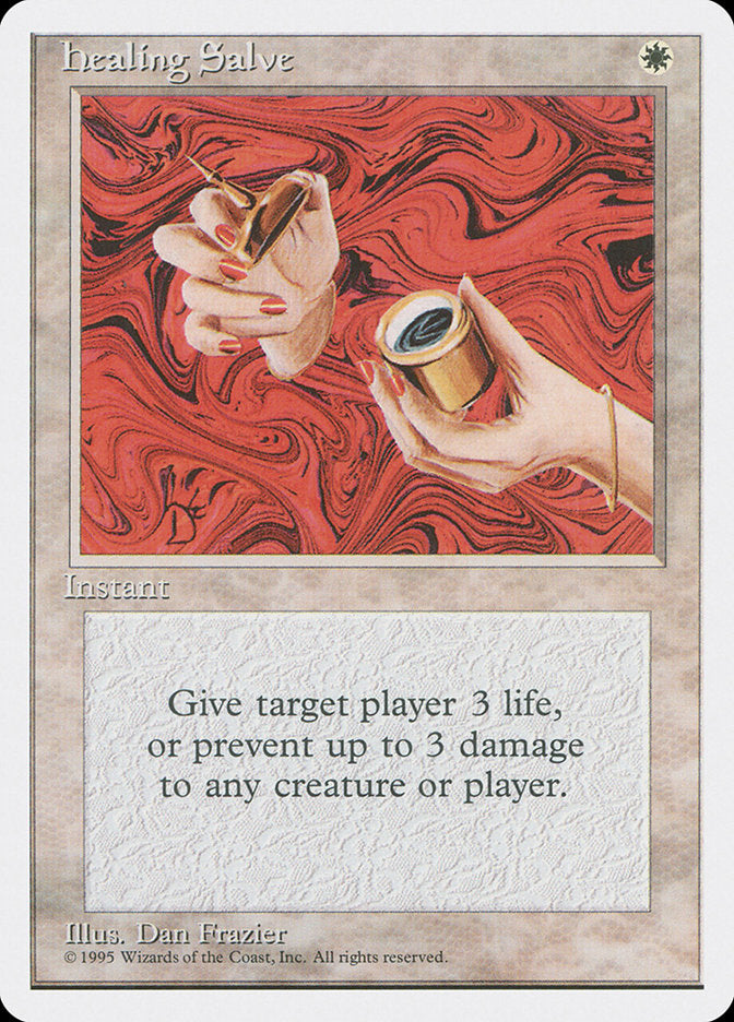 Healing Salve, Fourth edition Card Art