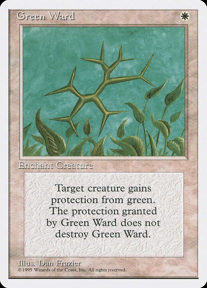 Green Ward, Fourth edition Card Art