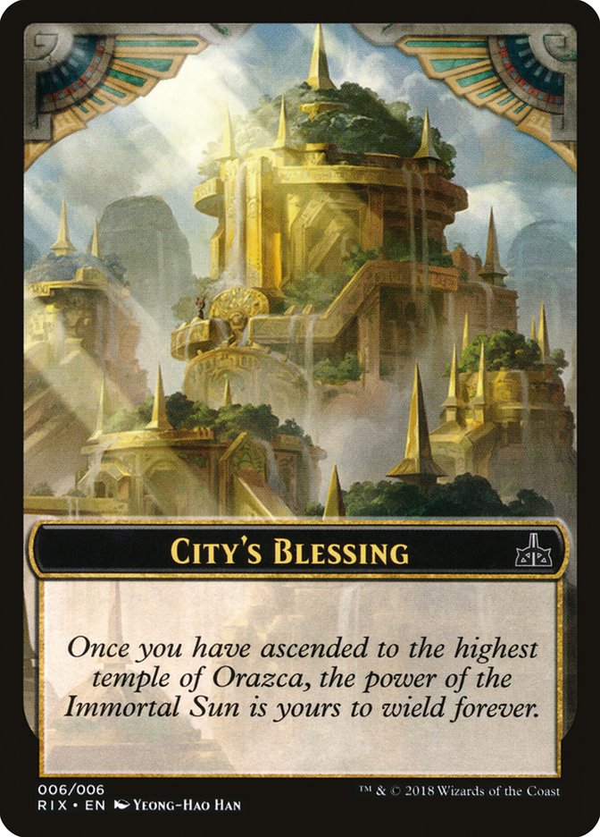 City's Blessing, Rivals of ixalan tokens Card Art