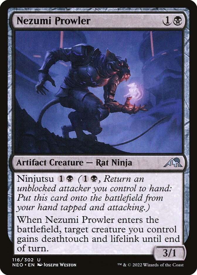 Nezumi Prowler, Kamigawa: neon dynasty Card Art