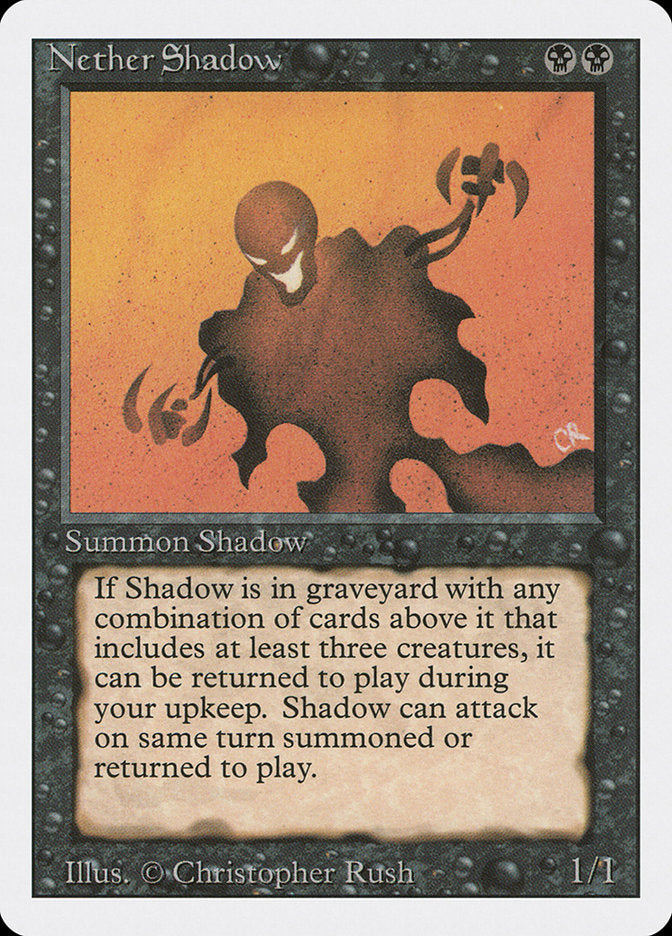 Nether Shadow, Revised edition Card Art