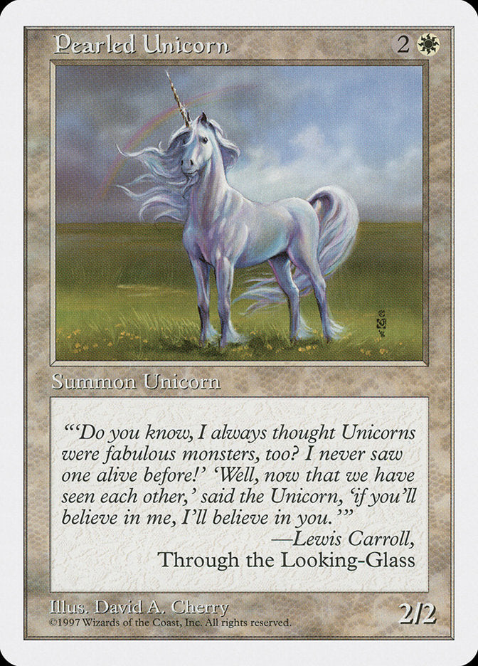 Pearled Unicorn, Fifth edition Card Art